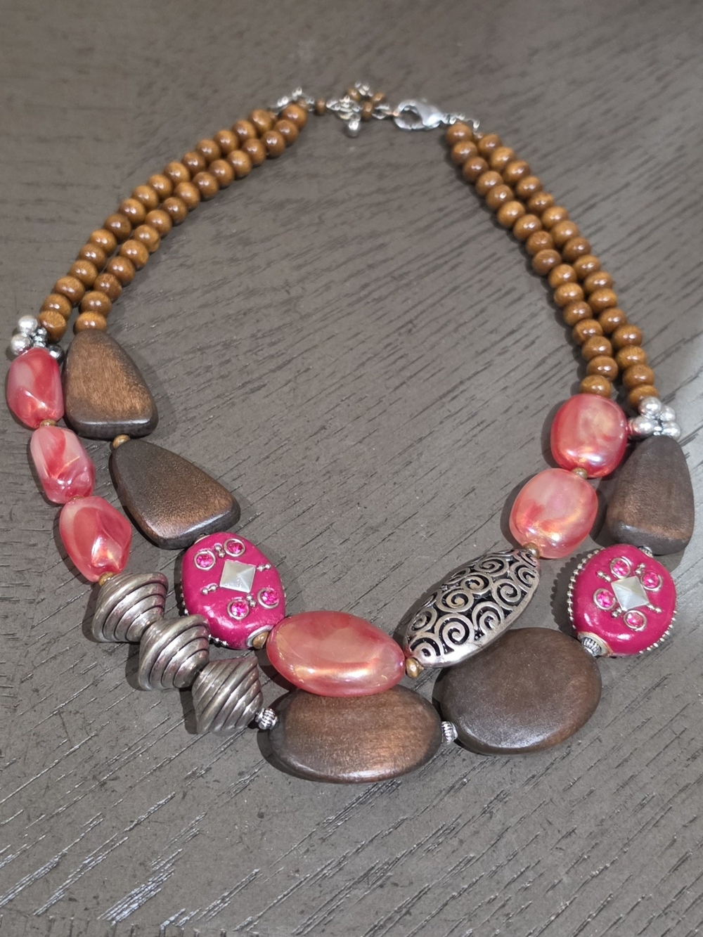 Erica Lyons Beaded Statement Necklace